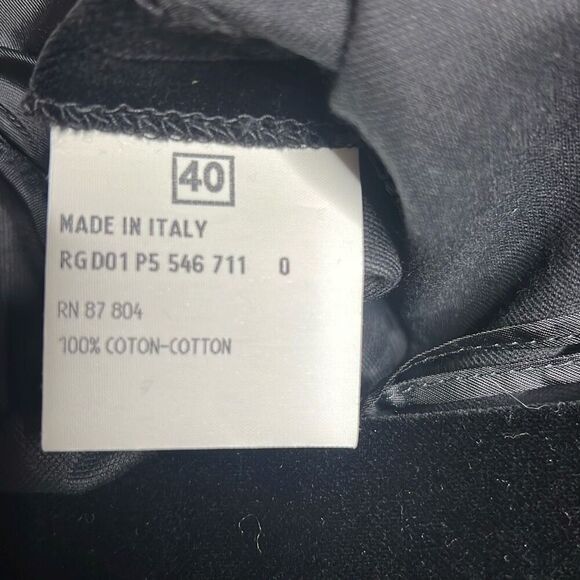 NWT Yves Saint Laurent Black Velvet Lace-Up Pants Runway Tom Ford F/W 2001 - Picture 8 of 14